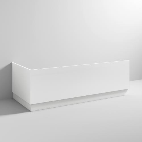 Gloss White Straight End Bath Panel 700mm and Plinth